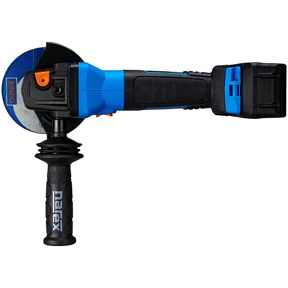 NAREX ABU 125-607 B T-Loc aku bezuhlíková uhlová brúska 125mm, 60V/2Ah, 9000 ot./min, kufrík T-Loc