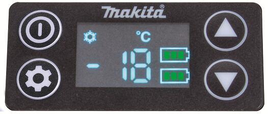 MAKITA CW001GZ aku chladiaci a ohrievací box XGT 40V, LXT 2*18V, 20l, -18°C-+10°C, bez batérie