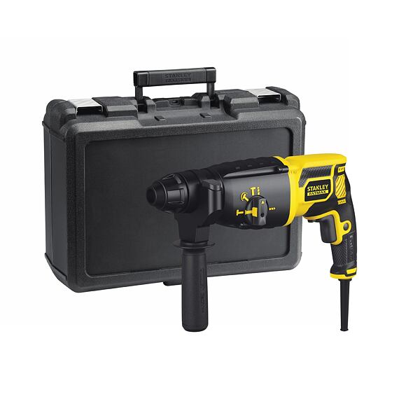 STANLEY FME500K kombinované kladivo SDS+, 750W, 1,8J, + sada sekáčů a vrtáků STA440-XJ