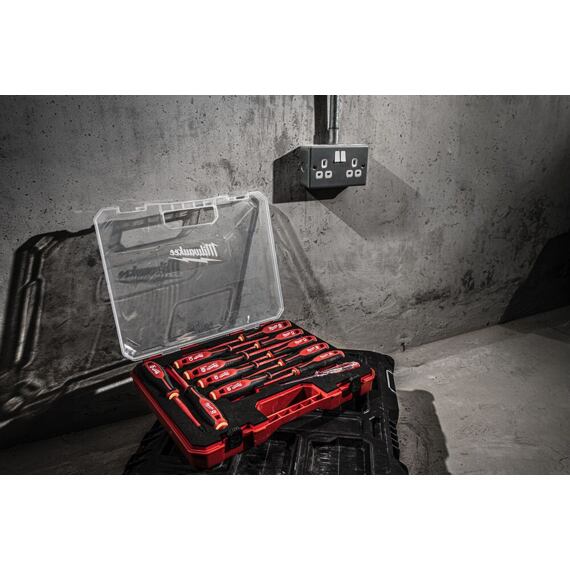 MILWAUKEE 4932479095 sada elektrikářských šroubováků 12 ks, v kufru