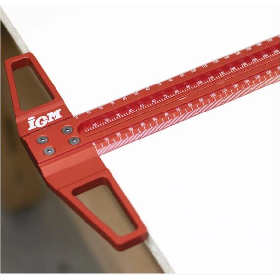 IGM značiaci príložník 600mm, otvory po 1mm, MER-ZP600