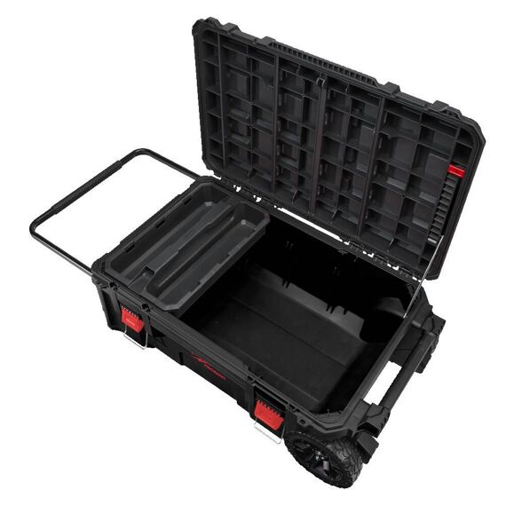 MILWAUKEE 4932478161 bedňa na náradie PACKOUT, 23cm kolieska, rukoväť až 113kg, Dual Stack Top
