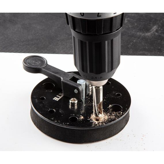 GRAPHITE súprava diamantových dierovek do dlažby 5-6-8-10-12mm, vŕtací prípravok, 55H541