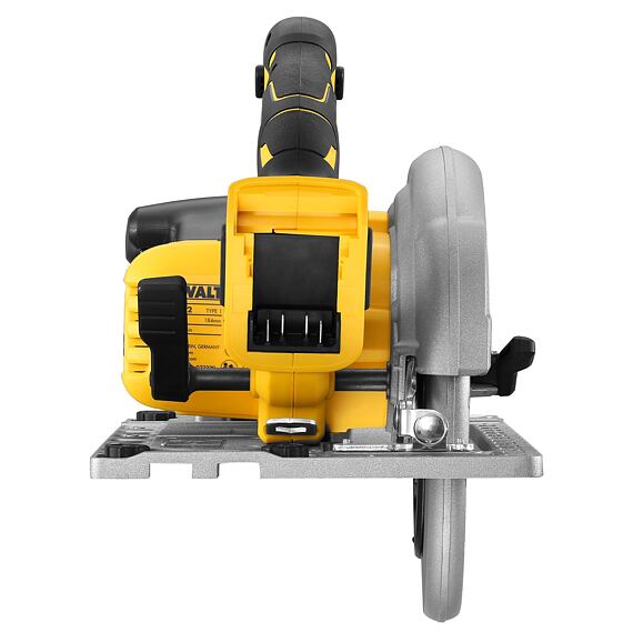 DeWalt DCS572NT aku okružná bezuhlíková píla 18V XR, prerez 58mm, kotúč 184*16mm, kufrík TSTAK