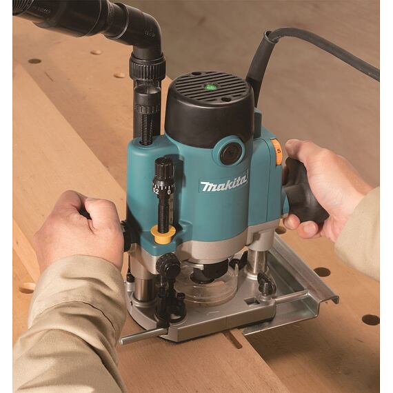 MAKITA RP1111CJ vrchná fréza 1100W s reguláciou, 8mm, systainer MAKPAC