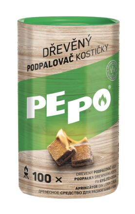 PE-PO podpalovač pevný kostičky 100ks, 1350029