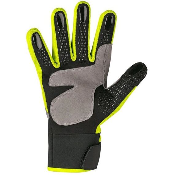 CXS rukavice pracovní BENSON, kombinované, dlaň mikrovlákno a nylon s PU, reflexní, vel. 9