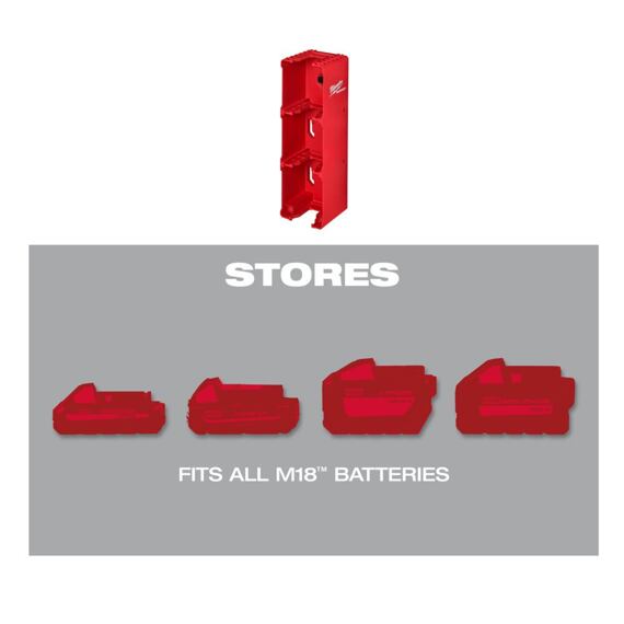 MILWAUKEE 4932480709 PACKOUT držiak akumulátorov M18