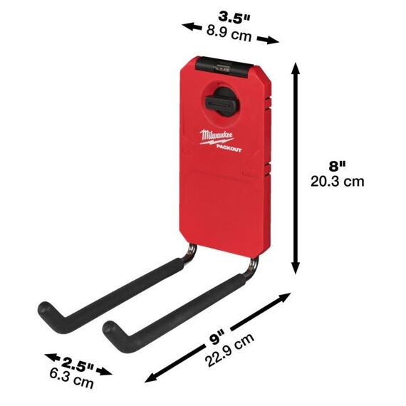 MILWAUKEE 4932480700 PACKOUT rovný univerzálny háčik