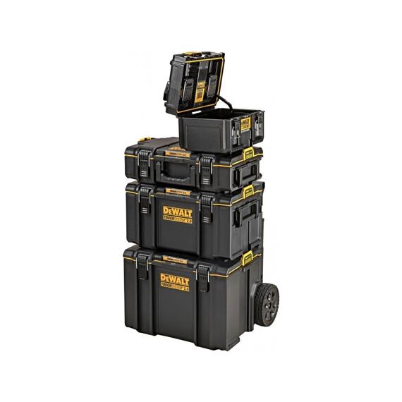 DeWalt DWST-83471 nabíjací box/dvojitá nabíjačka 18V a 54V, 2*USB port, ToughSystem 2.0