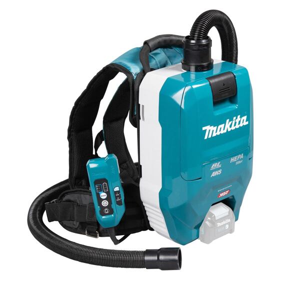 MAKITA VC009GZ01 aku vysávač chrbtový 40V XGT, 3 rýchlosti vysávania, suché vysávanie, AWS, bez baté