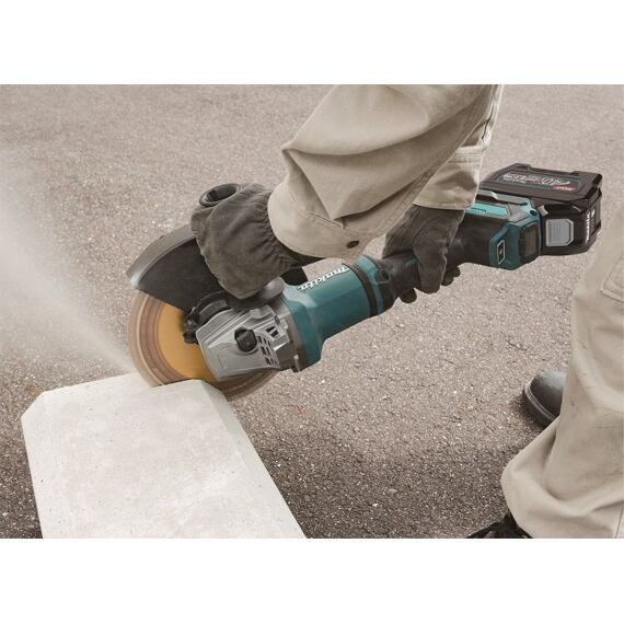 MAKITA GA038GT201 aku úhlová bruska 230mm XGT 40V/2*5Ah, antirestart, extrémně silná