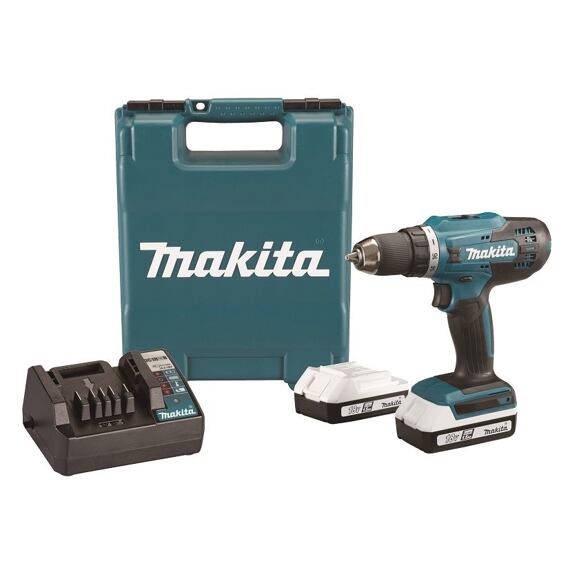 MAKITA DF488D002 aku vrtací šroubovák 18V/2*1,5Ah typ G, 42Nm, 0-400/1400 ot./min