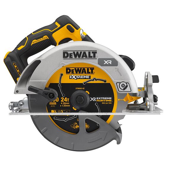 DeWalt DCS573NT aku okružná bezuhlíková píla 18V XR, FlexVolt Advantage, 190mm, kufrík TSTAK