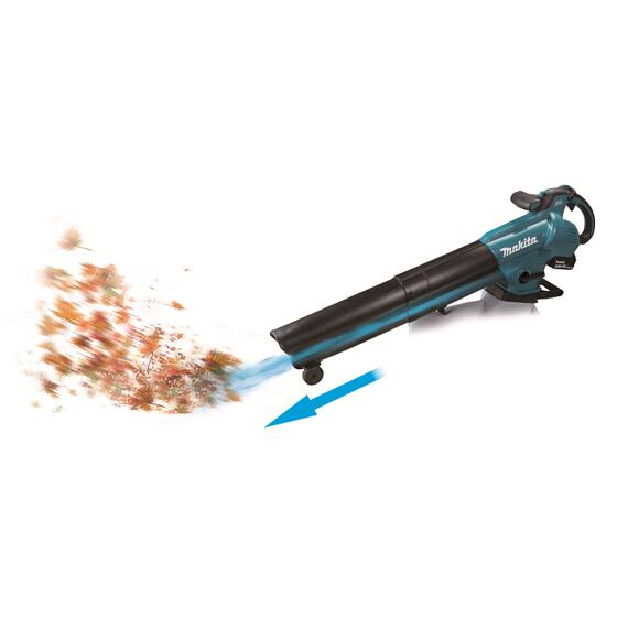 MAKITA DUB187Z aku ofukovač/vysavač 18V Li-Ion, dlouhá tryska s kolečky, bez baterie