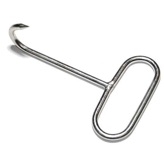 hák řeznický manipulační 8*260mm NEREZ A2, 9265R-260