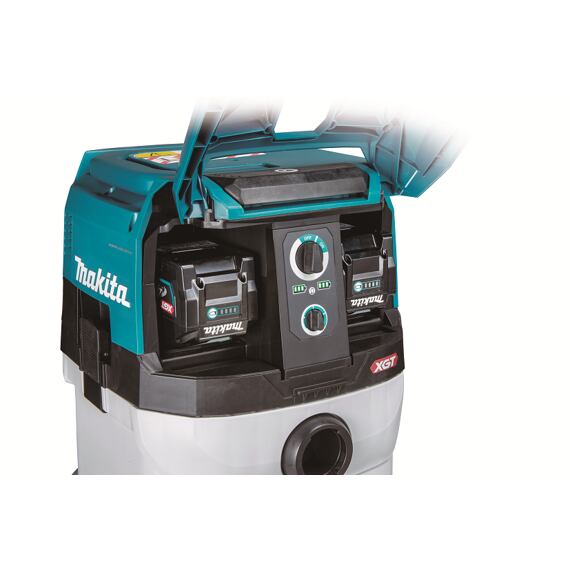 MAKITA VC001GLZ aku vysavač 2*40V XGT, suché i mokré sání, nádoba 8l, bez baterie