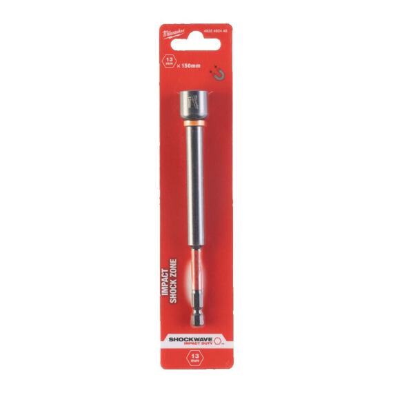 MILWAUKEE 4932492448 magnetická hlavice 13*150mm SHOCKWAVE IMPAC DUTY, pro ráz. utahováky