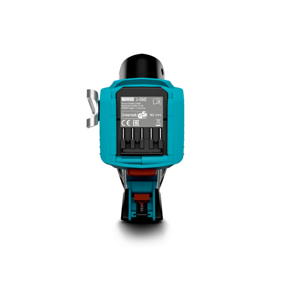 NOVUS J-550 aku sponkovačka 18V/2Ah CAS, sponky A/H 6-14mm, hřebíky E 16mm, kufr