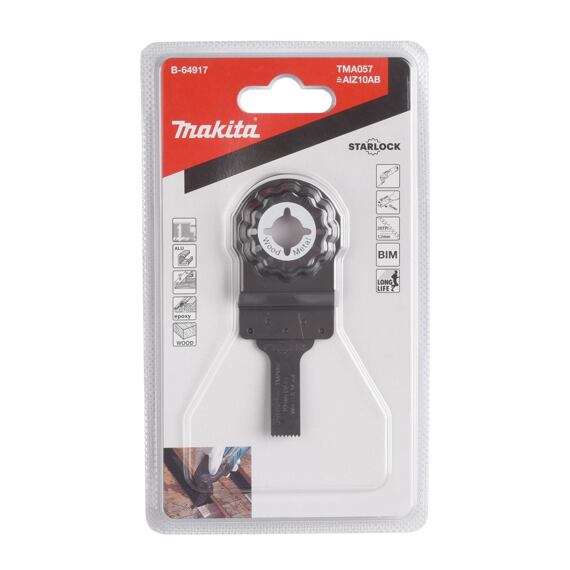 MAKITA B-64917 pilový list rovný 10*30mm BiM TMA057 Starlock (i pro O.I.S.)