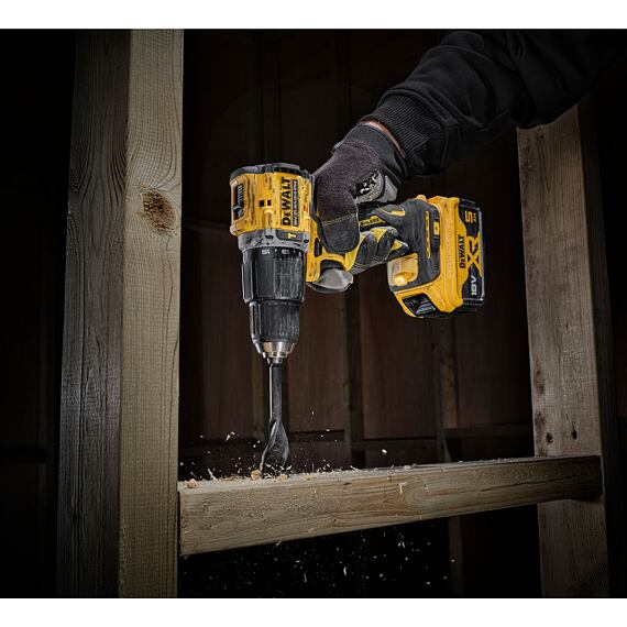 DeWalt DCD100YP2T aku příklepová vrtačka 18V/2*5Ah, 68Nm, 0-450/1650 ot./min., kufr