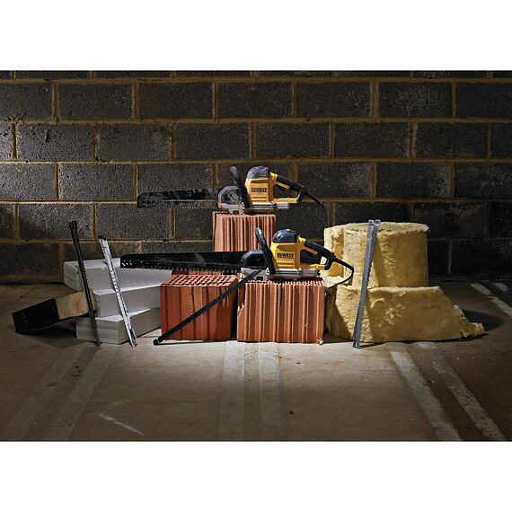 DeWalt DWE398 píla Alligator 1700W, 430mm, na rezanie Porotonu/Porothermu triedy 20
