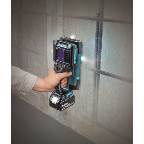 MAKITA DWD181ZJ aku detektor 18V LXT kov/plast/dřevo, LED bar. displej, laserová linie, bez baterie