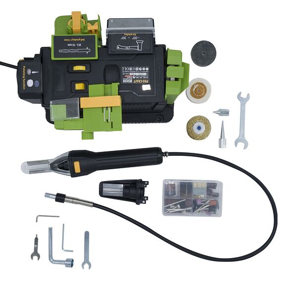 PROCRAFT MS450 víceúčelová ostřička 200W, (vrtáky, nože, nůžky, dláta, sekáče)