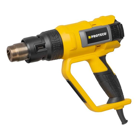 PROTECO horkovzdušná pistole 2000W, LCD, 60°C-650°C, kufr, paměť 4 režimů, 51.07-HP-2000-PRO