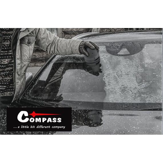 COMPASS škrabka na led AKU rotační, akumulátor 3Ah Li-ion, nabíjení USB, 07209