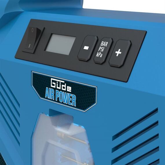 GÜDE kompresor Airpower Dual Drive 12V/230V, 8bar, 1,7kg, příslušenství, 50150
