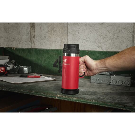 MILWAUKEE 4932493471 termofľaša PACKOUT 532ml s viečkom, červená