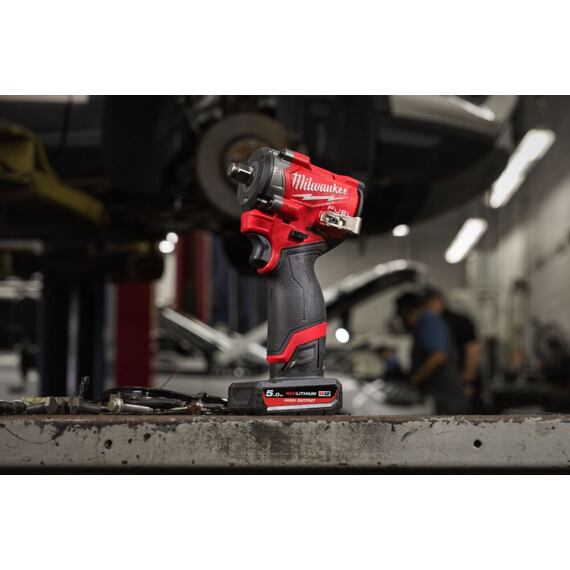 MILWAUKEE M12 FCIWF12G3-502X aku rázový utahovák 12V/2*M12HB5, pojistný kroužek
