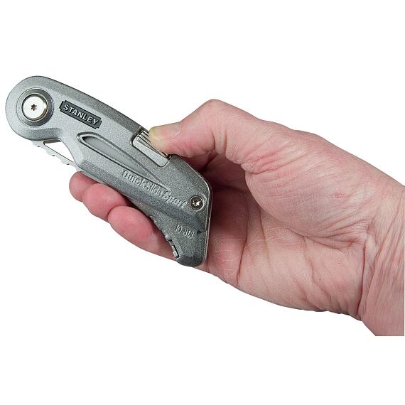 STANLEY 0-10-813 nůž sportovní QUICKSLIDE zavírací s pojistkou, čepel 75mm