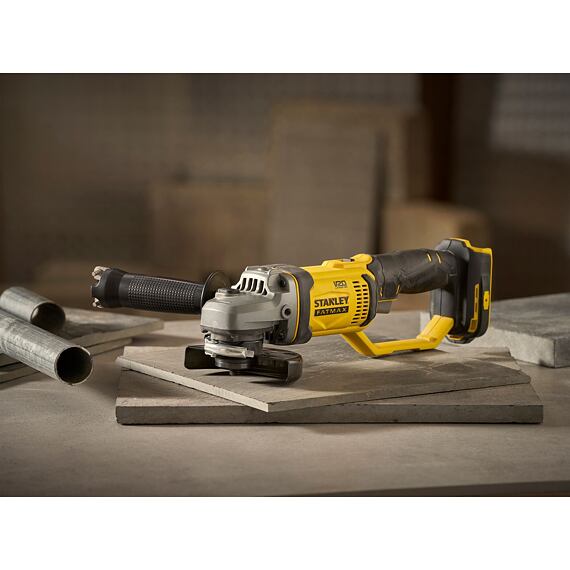 STANLEY SFMCG300B aku úhlová bruska V20 18V, 115mm, bez baterie