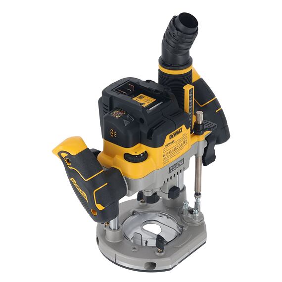 DeWalt DCW620NT aku bezuhlíková horní fréza 18V, kleštiny 8+12mm, 11000-23000 ot./min., bez baterie