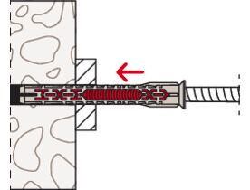FISCHER rámová hmoždinka DuoXpand 10*180mm T zápustná hlava gvz 562160