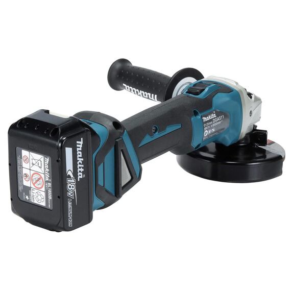 MAKITA DGA511Z aku uhlová brúska s reguláciou 125mm, 18V bez batérie