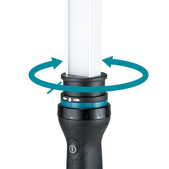 MAKITA ML012G aku LED svítilna XGT 40V, 400/800/1700lm, tyčová+sklopná, kovový držák, bez baterie