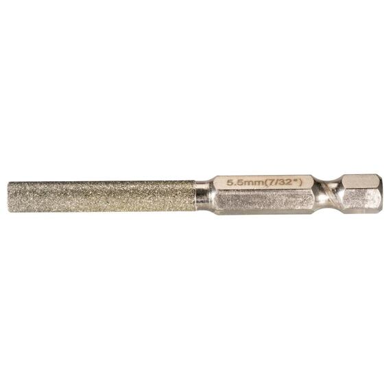MAKITA D-73782 pilník kulatý průměr 5,5mm pro broušení řetězu upnutí 1/4" 6-ti hran do vrtačky