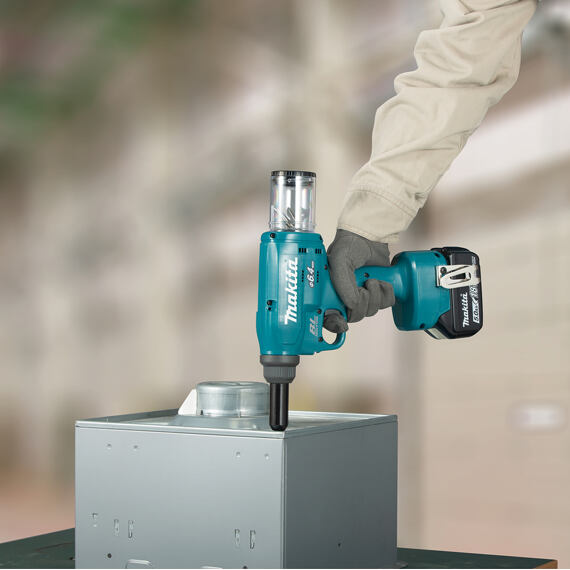 MAKITA DRV250ZJ aku nýtovačka 18V LXT Li-ion, ocel 4,8-6,0mm, nerez 4,8mm, MAKPAC, bez baterie