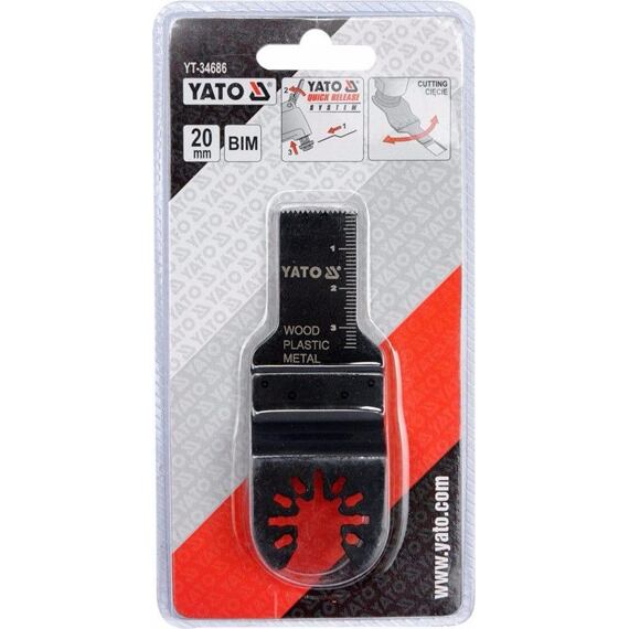 YATO list pilový 20mm kov, dřevo, plast YT-34686