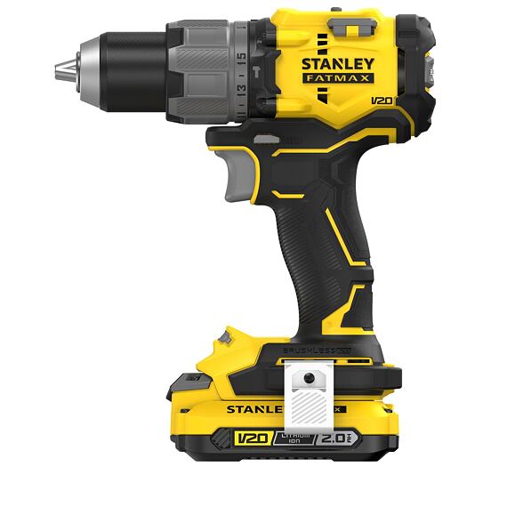 STANLEY SFMCD726D2K aku bezuhlíková vrtačka s příklepem 18V/2*2Ah, 80Nm, 0-500/2000 ot./min 80Nm