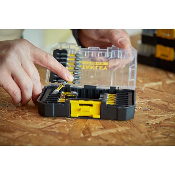 Stanley STA88559 sada bitů 55-dílná s magnetickým Screwlock systémem, PH pouzdro