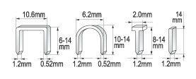 YATO sponkovačka 6-14mm spony 10,6mm YT-7001