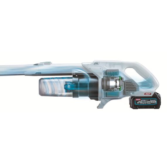 MAKITA CL004GZ aku vysavač 40V XGT/LXT s cyklónovou filtrací a elektrickým kartáčem, bez baterie