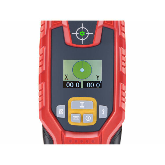 EXTOL Premium detektor materiálů digitální, Fe kovy, neželezné kovy, dřevo, ZOOM, 8831321