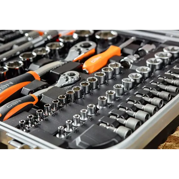 NEO TOOLS sada nářadí v kufru 108ks, speciál elektrikář 01-310-1
