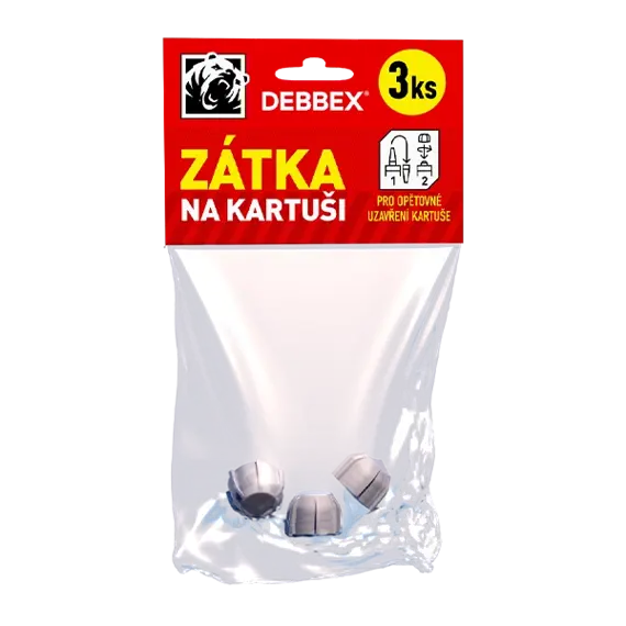 DEN BRAVEN zátka na kartuši (šroubovací vršek), balení 3ks S331