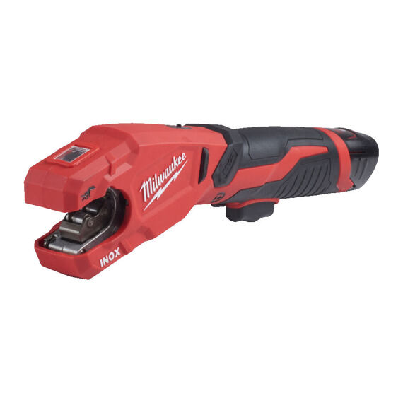 MILWAUKEE M12 PCSS-202C aku řezačka nerezových trubek 12V/2*M12 B2, pro průměr 12 - 28mm